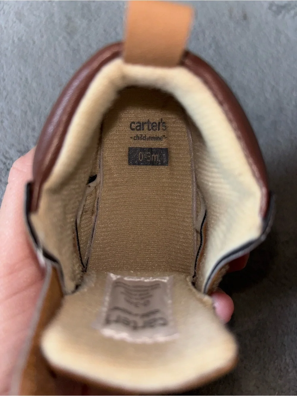 Baby Tan Strap Boots